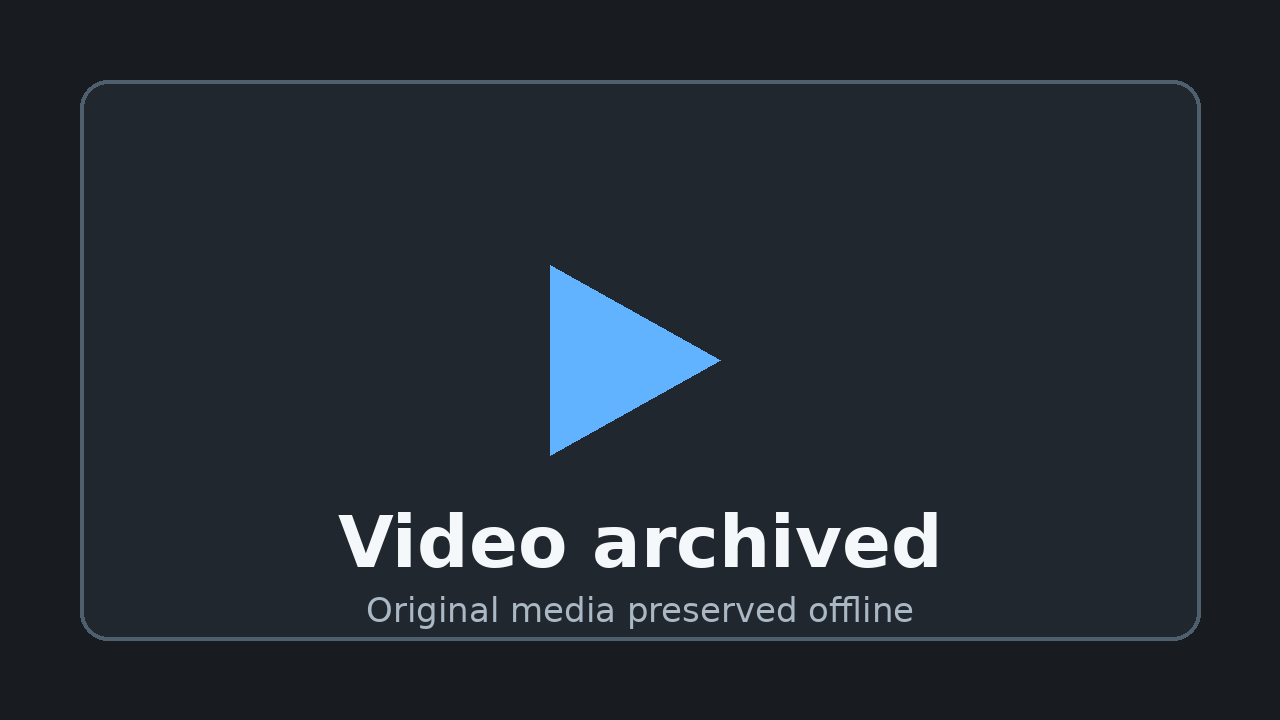 Video archived placeholder